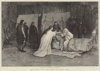 Mr. Irving und Miss Terry in König Lear